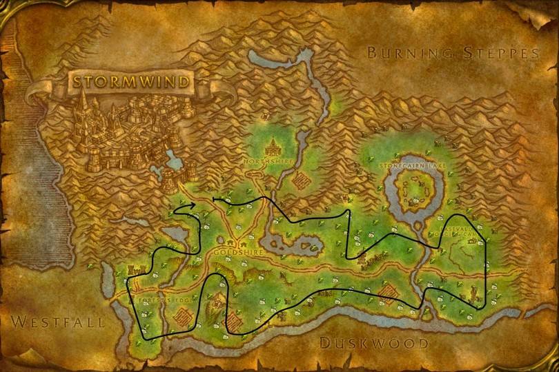 Ruta de Herboristería en Bosque de Elwynn