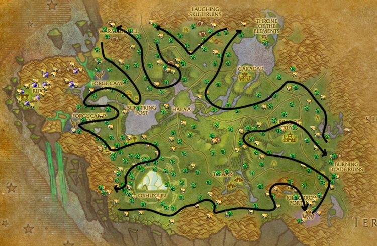 Ruta de Herboristería en Nagrand