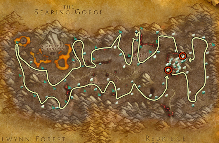 Ruta de Minería en Las Estepas Ardientes