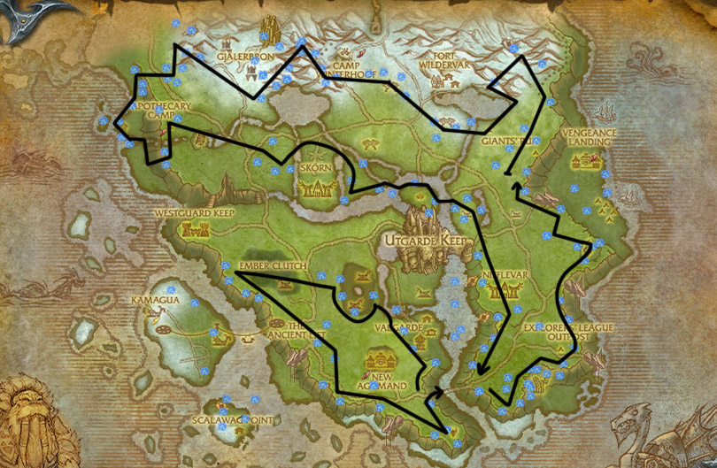 Ruta Fiordo Aquilonal sin vuelo