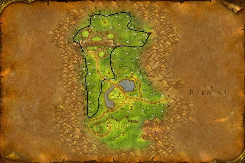 Ruta de Herboristería en Mulgore