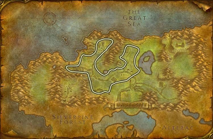 Ruta de Herboristería en Bosque de Tirisfal
